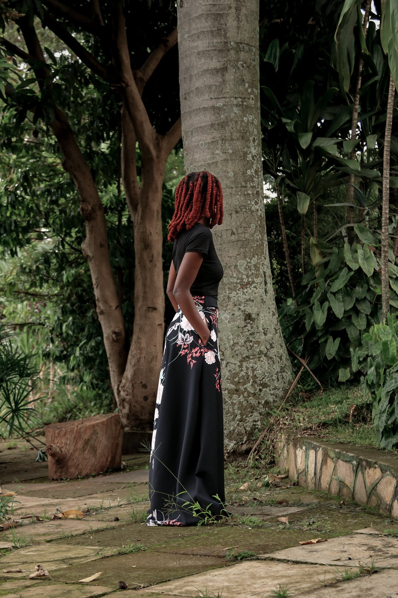 the Cia b&w floral pants