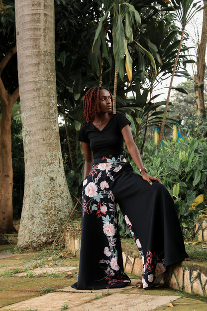 the Cia b&w floral pants