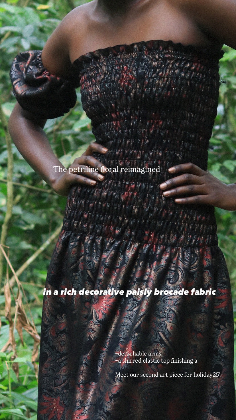 The petriline floral in a paisley brocade