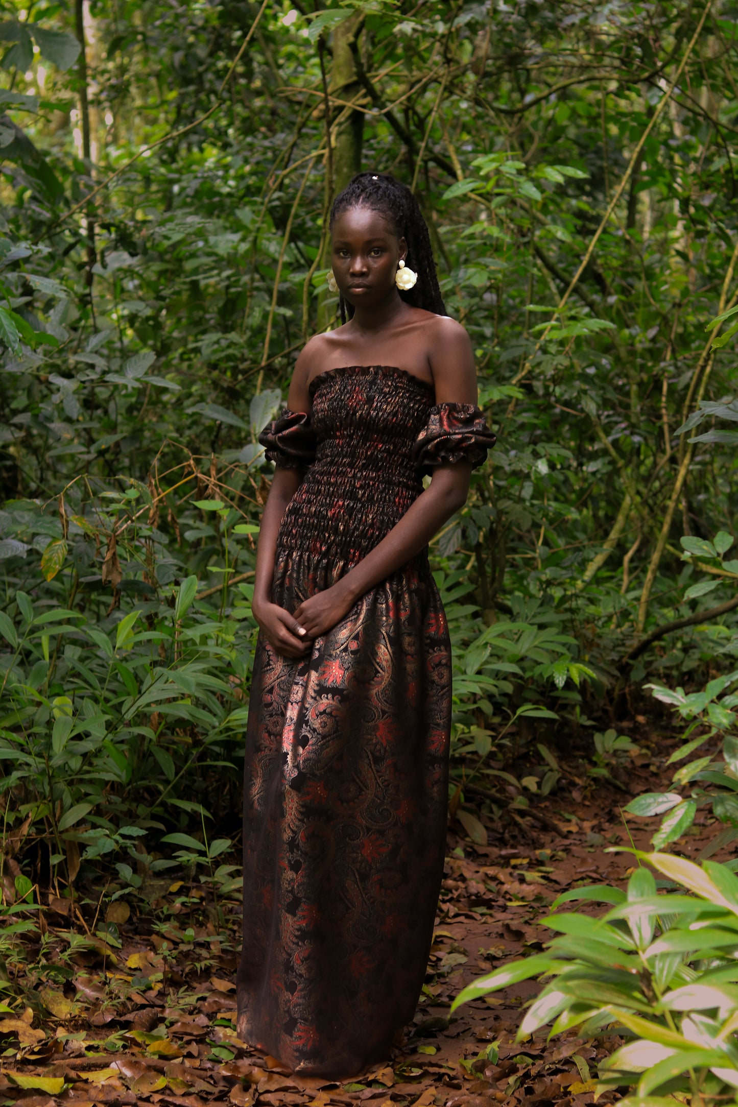 The petriline floral in a paisley brocade