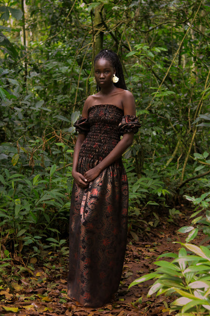 The petriline floral in a paisley brocade