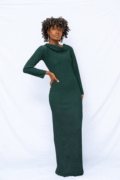 Robe longue Vert